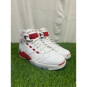 Jordan Men's Athletic Shoes White Red